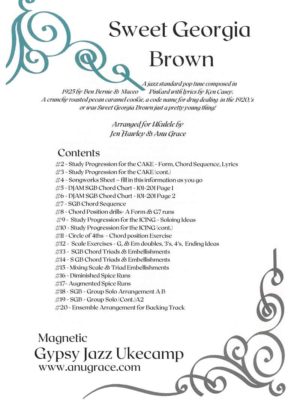 Sweet Georgia Brown SWAG / study pack