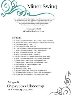 MINOR SWING SONG SWAG cover